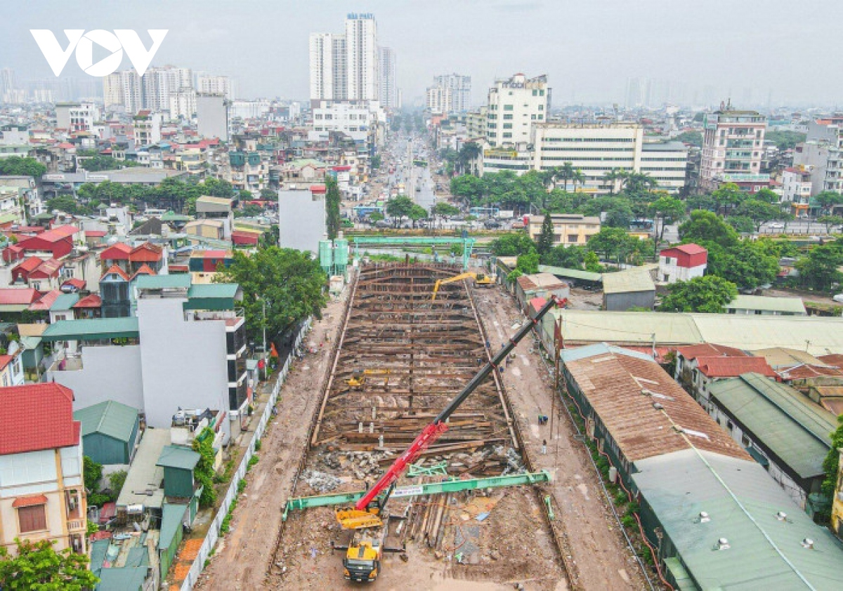 Nhiều “điểm nghẽn” khiến hầm chui Giải Phóng-Kim Đồng nguy cơ chậm tiến độ